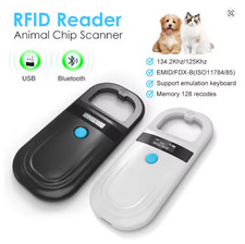 Pet ID Chip Scanner USB RFID Reader 134.2kHz Dog Cat Animal Microchip Reader