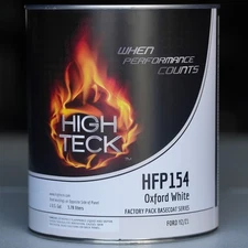 High Teck HFP154 Oxford White Basecoat Urethane Auto Paint GALLON FORD YZ/Z1