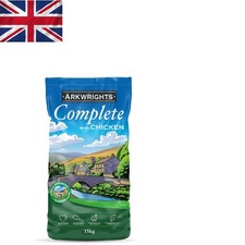 UK-Made Chicken Dry Dog Food 15 Kg - All-Natural Nutrition for Adult Dogs 2.13 per kilo