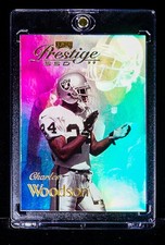 Charles Woodson RARE REFRACTOR PRIZM INVESTMENT CARD Oakland Raiders SP