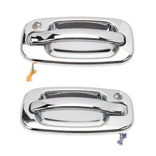 Chrome Exterior Door Handle for Silverado 1500 2500 3500,Escalade 2002-2006 A...