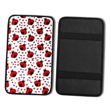 Ladybug Vehicl Center Console Armrest Cover Pad Soft Middle Cute Ladybug