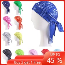 Muslim Turban Hijab Hair Loss Chemo Caps Men Bandana Beanies Cycling Pirate Hat