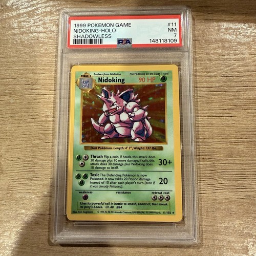 Nidoking (Shadowless) graded PSA 7 for sale on eBay