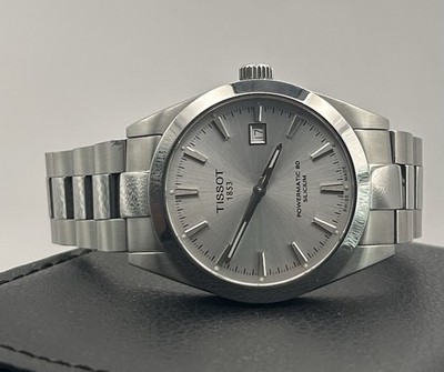 Tissot Gentleman Powermatic 80 Silicium Men s Silver Dial Automatic 40mm Watch