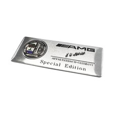 Aluminum Car Side Fender Rear Trunk Badge For Mercedes Amg Affalterbach Emblem