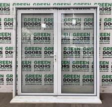 WHITE ALUMINIUM FRENCH DOORS USED EXTERNAL EXRTERIOR DOUBLE GLAZED METAL ALI
