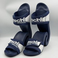 MSCHF Flipped Flop Navy White Womens Performance Sport Slide Sandals US 8 w/ Box