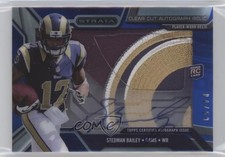 2013 Topps Strata Clear Cut Rookie Relics Sapphire 4/50 Stedman Bailey Auto 1u6