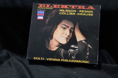 Strauss Elektra Resnik Nilsson Collier Solti 2 cd inc slipcover and booklet