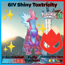 ✨ Shiny Alpha Toxtricity Lowkey 6IV + EVs ✨ Pokemon Legends ZA 🚀 Fast 🚀