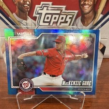 Topps 2026 Series One Serial #14 MacKenzie Gore Nationals 063/150 Blue