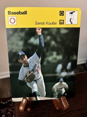 1977-79 Sportscaster Series Sandy Koufax #60-23a Dodgers EX-MT GOAT HOF