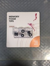 Replacement Memory Foam Earbuds Tips Universal Black 3 Pairs Medium 12mm 1