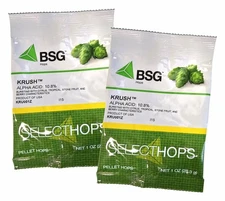 Krush HBC 586 Hop Pellet 1oz (Pack of 2)