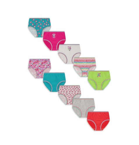 Wonder Nation 10 Pack Girls' Briefs Super Soft - Tag-Free Comfort - Picture 3 of 4