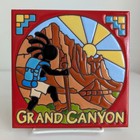 BUNDLE Earthtones Grand Canyon Kokopelli Hiking Tile Trivet Glacier Park Coaster