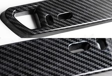 1 X Jdm Carbon Fiber Look Bumper Front License Plate Holder Relocate Bracket 1 X Jdm Carbon Fiber Look Bumper Front License Plate Holder Relocate Bracket