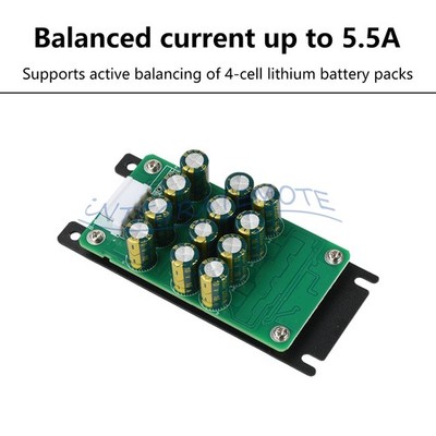 4S 5.5A Active Equalizer Capacitor Li-ion / Lifepo4 Battery Equalization Board