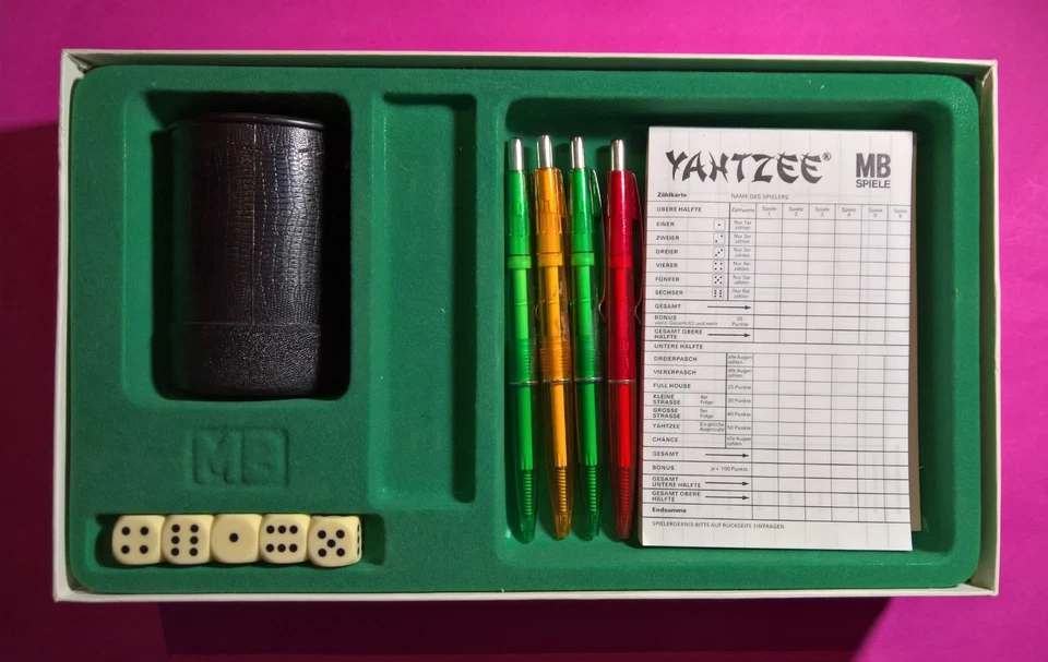 MB Spiele YAHTZEE [ 1976 ] - Bild 2 von 4