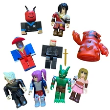 Roblox Figures lot 8 figurines action figures World Zero magma goo mini figs