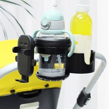 3-in-1 Universal Cup Bottle Phone Holder for Wheelchair Stroller Bike Scooter