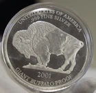 1 oz .999 Silver Giant Buffalo Silver Round in Case