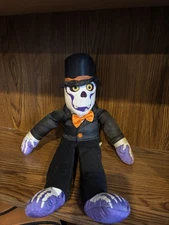 Vintage 90's Stuffins Halloween Skeleton 25" Plush Stuffed Doll