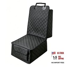 BFXM Full Protection Car Seat Protector for Front Seat, Dog Car Seat black 1