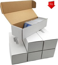 Trading Card Game Storage Box with Dividers, 6-Pack
