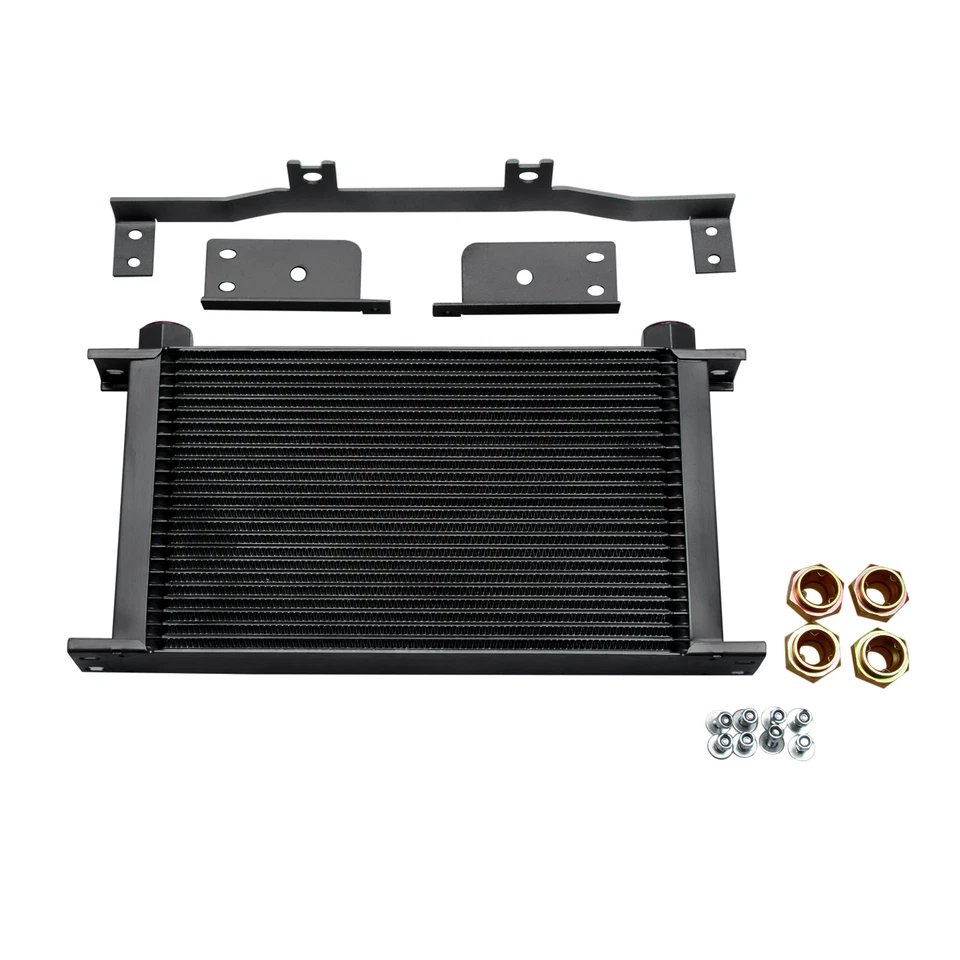 Transmission Cooler+Line Hose Kit Fit 2001-05 Chevy Silverado Sierra Duramax Foto 2 de 4