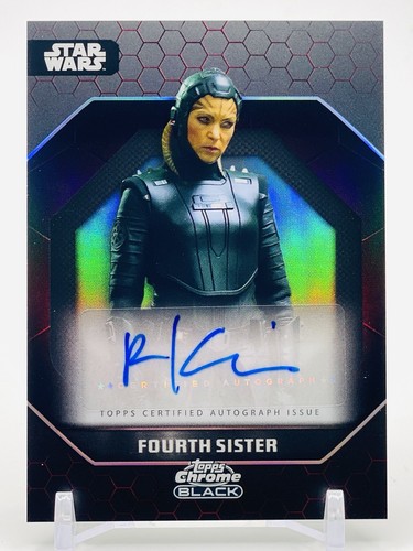 FOURTH SISTER AUTO RAINBOW REFRACTOR RYA KIHLSTEDT - 2024 Topps Chrome Black SW - Picture 1 of 4