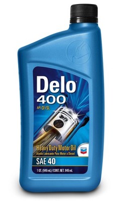 Chevron Delo SAE Heavy Duty Motor Oil 40W, 1 Quart, Pack of 1