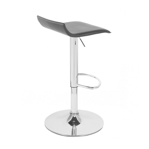 MODERN "LEATHER" BARSTOOL ADJUSTABLE SWIVEL - ADJUSTING HEIGHT BAR STOOL - SIGMA - Picture 3 of 16