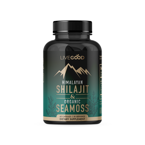 Himalayan Shilajit & Organic Sea Moss Naturally Trace Mineral Rich Thyroid Detox