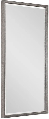 Uttermost 09407 Gabelle 32" W x 62" H Rectangular Glass Framed - Silver - Picture 4 of 5