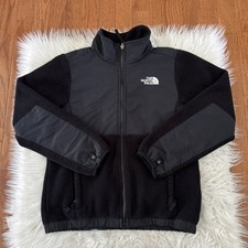 The North Face Jacket Girls Medium 10/12 Black Denali Polartec Fleece Outdoor
