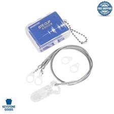 Adjustable Hearing Aid Lanyard with Clips & Silicone Loops