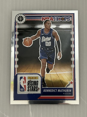 2023-24 Panini NBA Hoops Premium Stock - Rising Stars #286 Bennedict Mathurin