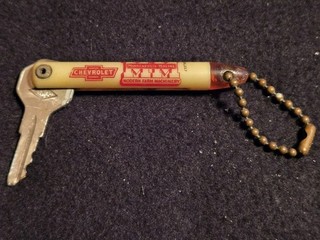 Minneapolis Moline Chevrolet Advertising Key Chain Hankinson North Dakota