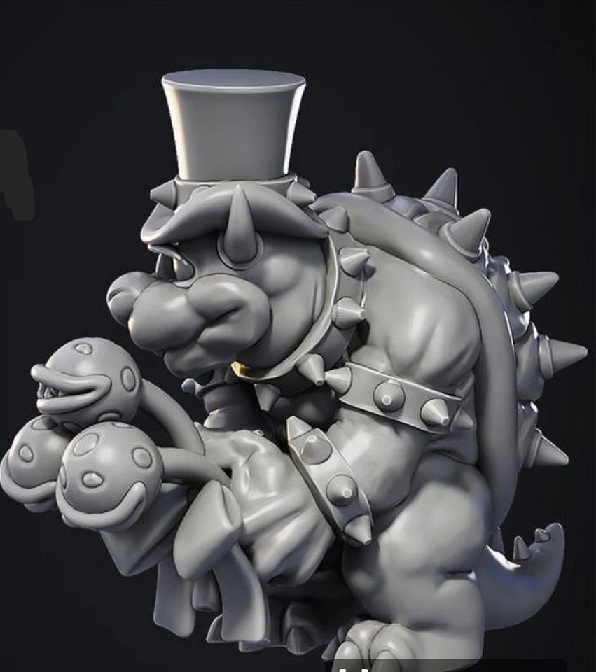 Bowser With Flowers Foto 3 de 4