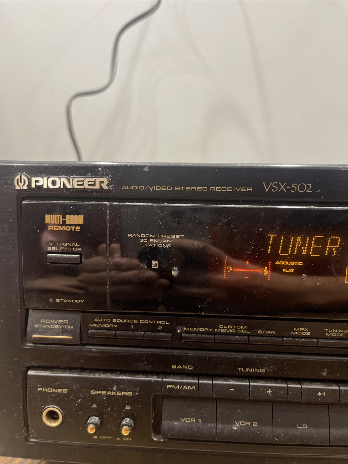 Pioneer VSX502 Audio/Video 5.1 Ch 200 Watts Dolby Receiver No Remote