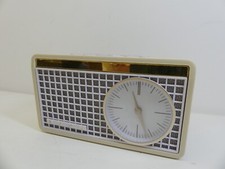 (RefJOH7) Bush Classic Retro Analogue Clock Radio Cream excellent condition