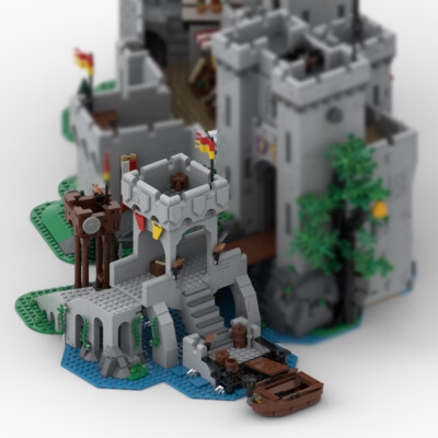 ZITIANYOUBUILD Medieval Bridge Expansion for Castle (10305