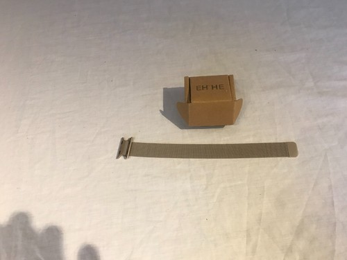 Silvery / bronze apple watch strap, metallic , magnetic clasp, adjustable