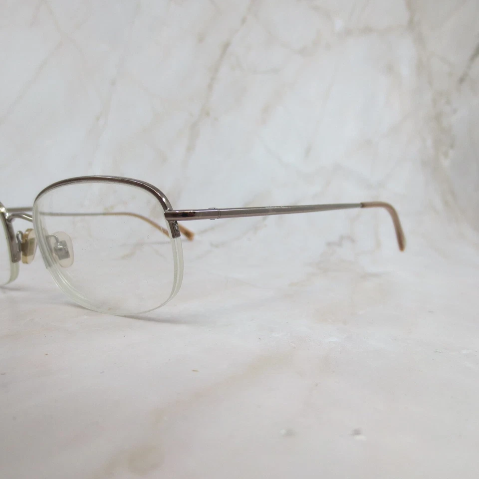 Marco de gafas Chaps CP2004 123 para hombre plateado metal medio borde ovalado 52-20-140 Foto 2 de 4