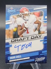 Tank Dell 2023 Panini Prestige SP RC Draft Day On Card Auto Autograph #DDS-TD