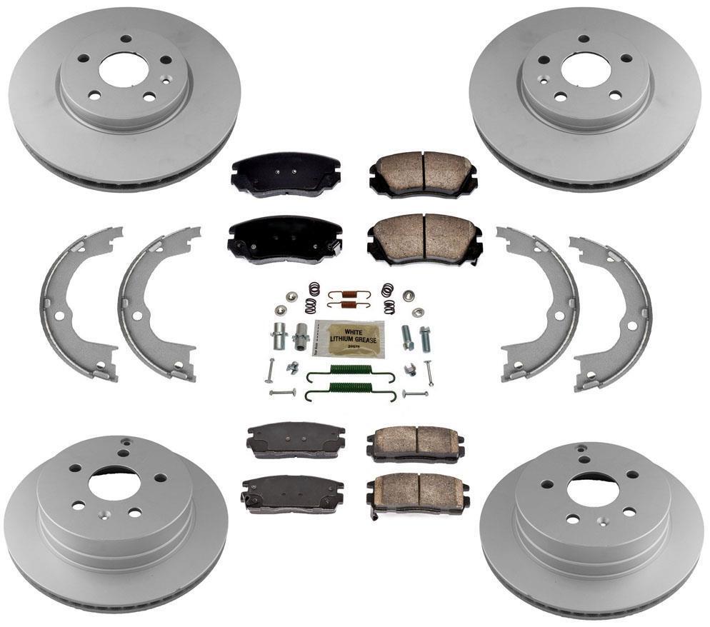 AP Brake Rotors Brake Pads Brake Shoes Spring Kit for Chevrolet Equinox ...
