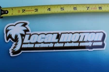 LOCAL MOTION Surfboards Brown Aloha Hawaii '77 Palm Tree Vintage Surfing STICKER