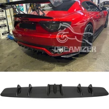 For Maserati Ghibli Gran Turismo Rear Bumper Spoiler Diffuser Splitter 7-Fins